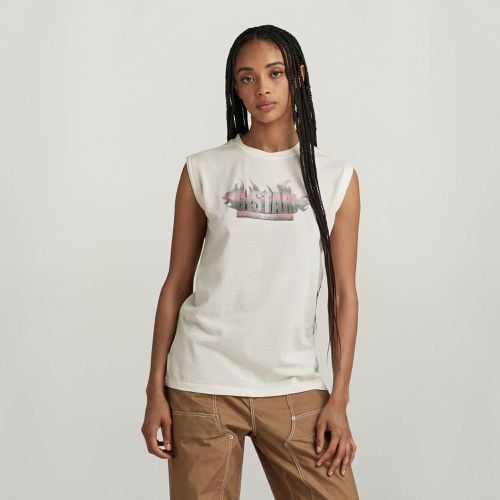 Top G-Star Merch - Beige - Mujer - G-Star RAW - Modalova