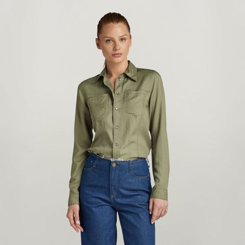 Fitted Shirt - Green - Women - G-Star RAW - Modalova