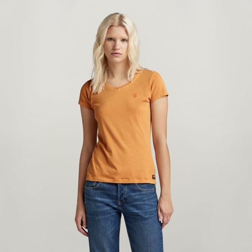 Top Overdyed Eyben Slim V-Neck 2.0 - Mujer - G-Star RAW - Modalova