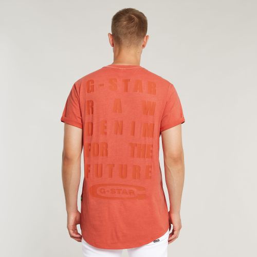 Text Back Graphic Overdyed Lash T-Shirt - Men - G-Star RAW - Modalova