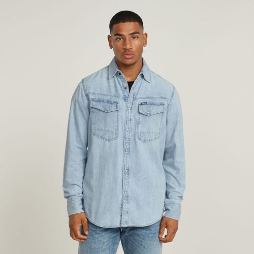 Slim Denim Shirt - Light blue - Men - G-Star RAW - Modalova