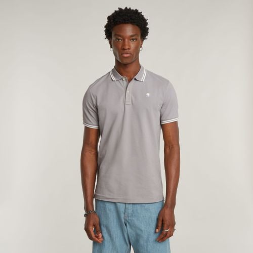 Dunda Slim Stripe Polo - Grey - Men - G-Star RAW - Modalova