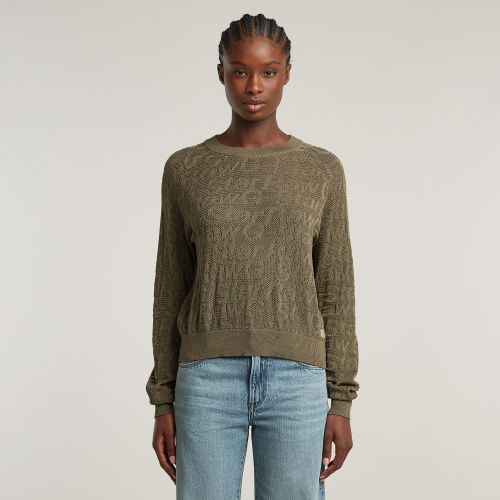 Jersey Pointelle Lightweight Knitted - Mujer - G-Star RAW - Modalova