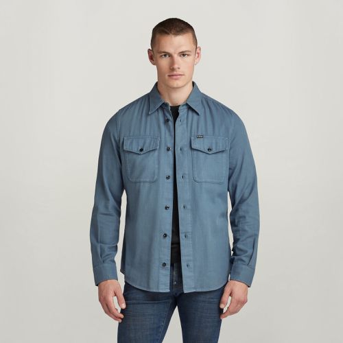 Camisa Marine Slim - Gris - Hombre - G-Star RAW - Modalova