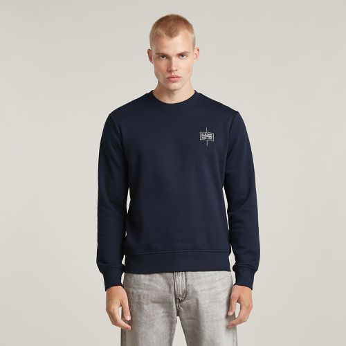 Logo Sweater - Dark blue - Men - G-Star RAW - Modalova