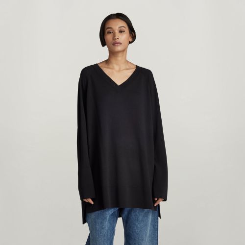 Jersey Oversized V-Neck Knitted - Mujer - G-Star RAW - Modalova