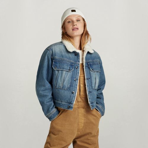 Short Sherpa Denim Jacket - Women - G-Star RAW - Modalova