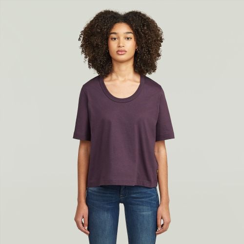 Top Deep U-Neck - Morado - Mujer - G-Star RAW - Modalova