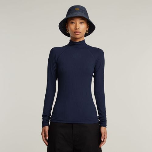 Logo Slim Rib Mock Top - Women - G-Star RAW - Modalova