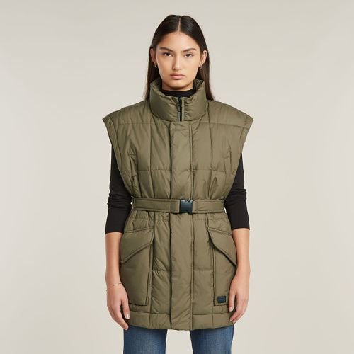 Belted Padded Vest - Green - Women - G-Star RAW - Modalova