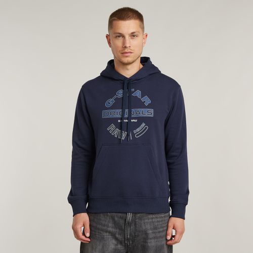 Sudadera Con Capucha Originals Logo - Hombre - G-Star RAW - Modalova