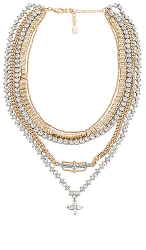 Camilla layered necklace in color metallic gold size all in - Metallic Gold. Size all - 8 Other Reasons - Modalova