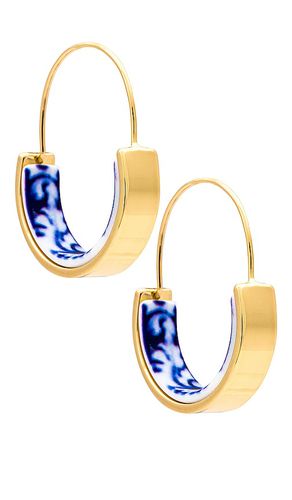 Large Painted Hoop Earring in - 8 Other Reasons - Modalova