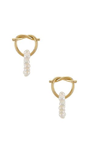 Mini Pearl Knotted Earring in - 8 Other Reasons - Modalova