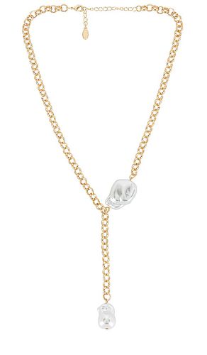 Double Pearl Lariat Necklace in - 8 Other Reasons - Modalova