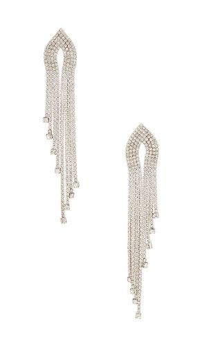 Extra long dangle earrings in color metallic size all in - Metallic . Size all - 8 Other Reasons - Modalova