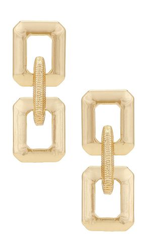 Pendientes main frame en color oro metálico talla all en - Metallic Gold. Talla all - 8 Other Reasons - Modalova