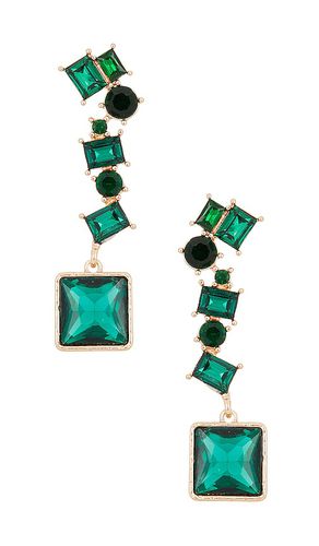 Royalty earrings in color green size all in - Green. Size all - 8 Other Reasons - Modalova