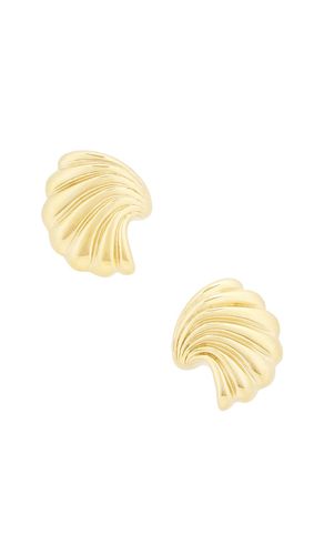 Pendientes shell stud en color oro metálico talla all en - Metallic Gold. Talla all - 8 Other Reasons - Modalova