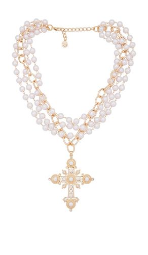 Cross Pearl Necklace in - 8 Other Reasons - Modalova