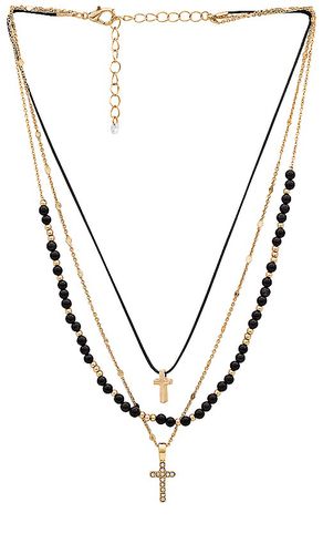 Cross Layered Necklace in - 8 Other Reasons - Modalova