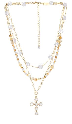 Cross Layered Necklace in - 8 Other Reasons - Modalova
