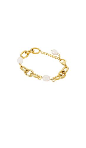 Brazalete pearl chain en color oro metálico talla all en - Metallic Gold. Talla all - 8 Other Reasons - Modalova