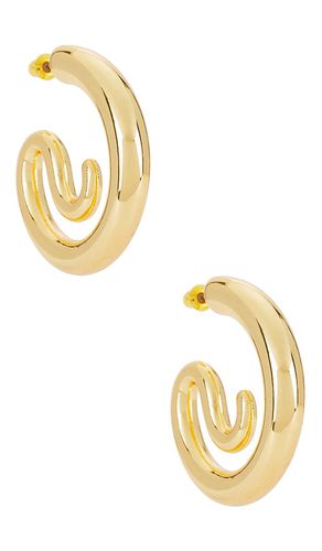 Pendientes llamativos spiral en color oro metálico talla all en - Metallic Gold. Talla all - 8 Other Reasons - Modalova