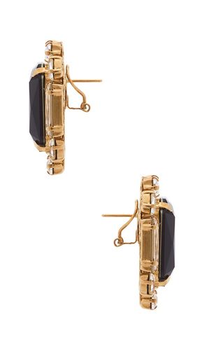 Omega Clasp Square Stud in - Anton Heunis - Modalova