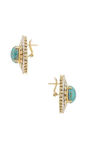 Stud With Clip Oval Earrings in - Anton Heunis - Modalova
