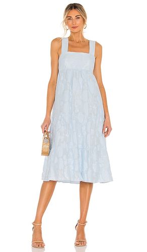 Vestido midi mitzi en color baby blue talla S en - Baby Blue. Talla S (también en M) - Amanda Uprichard - Modalova