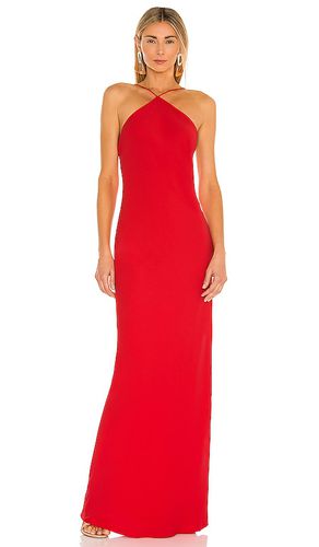 X revolve riesling gown in color red size L in - Red. Size L (also in M, S, XL, XS) - Amanda Uprichard - Modalova