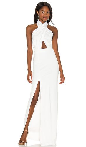 Vestido largo zahara en color talla L en - White. Talla L (también en XS) - Amanda Uprichard - Modalova