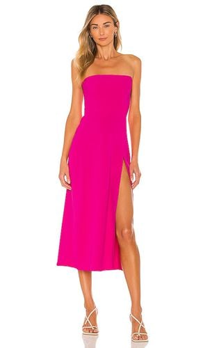 Vestido midi mandy en color fucsia talla L en - Fuchsia. Talla L (también en M, S, XS) - Amanda Uprichard - Modalova