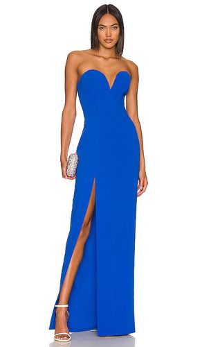 Vestido cherri en color azul talla L en - Blue. Talla L (también en M, S, XL, XS) - Amanda Uprichard - Modalova