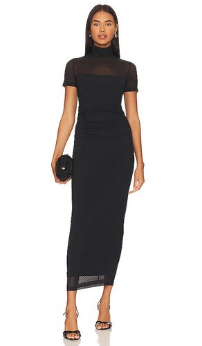 Vestido midi dominique en color talla L en - Black. Talla L (también en M, S, XL, XS) - Amanda Uprichard - Modalova