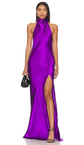 Vestido largo marla en color morado talla L en - Purple. Talla L (también en M) - Amanda Uprichard - Modalova