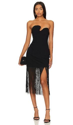 Puzzle Strapless With Fringe Dress in . Taglia XL, XS - Amanda Uprichard - Modalova