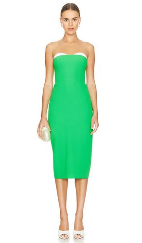 Vestido midi meline en color verde talla L en & - Green. Talla L (también en M, S, XL, XS) - Amanda Uprichard - Modalova