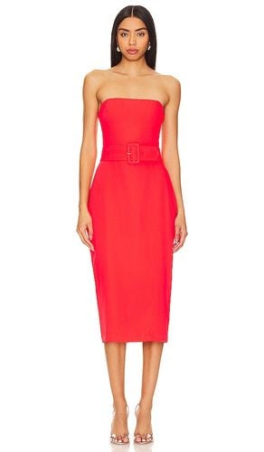 Vestido midi fae en color rojo talla M en - Red. Talla M (también en S, XL, XS) - Amanda Uprichard - Modalova