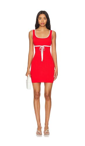 Mini vestido punto lucy en color talla L en - Red. Talla L (también en M, S, XL, XS) - Amanda Uprichard - Modalova