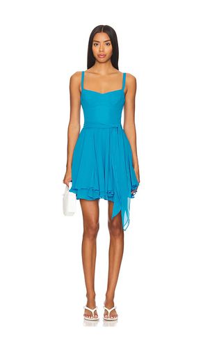 Vestido anais en color azul talla L en - Blue. Talla L (también en M, S, XL, XS) - Amanda Uprichard - Modalova