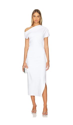 Vestido midi columba en color ivory talla L en - Ivory. Talla L (también en M, S, XS) - Amanda Uprichard - Modalova