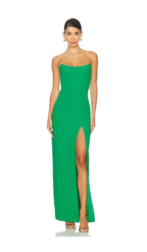 Maxivestido chamberlain en color verde talla S en - Green. Talla S (también en XL, XS) - Amanda Uprichard - Modalova