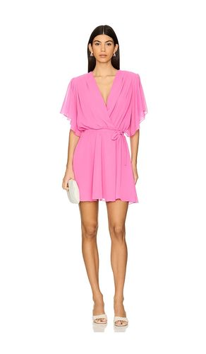 Vestido athena en color rosado talla L en - Pink. Talla L (también en M, S, XL, XS) - Amanda Uprichard - Modalova