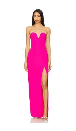 Vestido midi dress en color rosado talla L en - Pink. Talla L (también en M, S, XL, XS) - Amanda Uprichard - Modalova