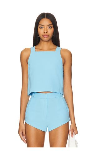 X revolve harley top en color bebe azul talla M en - Baby Blue. Talla M (también en L, XL, XS) - Amanda Uprichard - Modalova