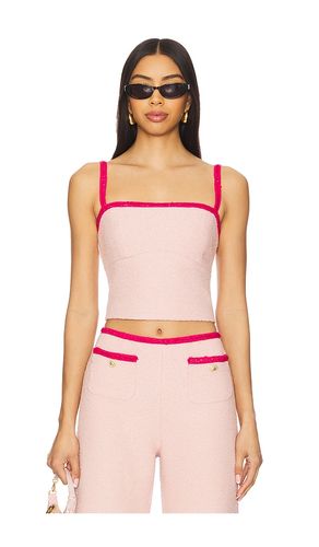 Windsor top en color rosado talla L en & - . Talla L (también en S, XS) - Amanda Uprichard - Modalova