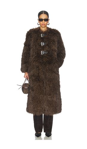 Nolwen Fox Maxi Coat in . Taglia M. Also in S, XS - Apparis - Modalova