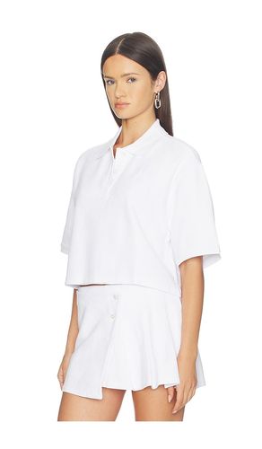 Oversized High Low Polo Top in . Size L. Also in M, S, XS - Alexander Wang - Modalova